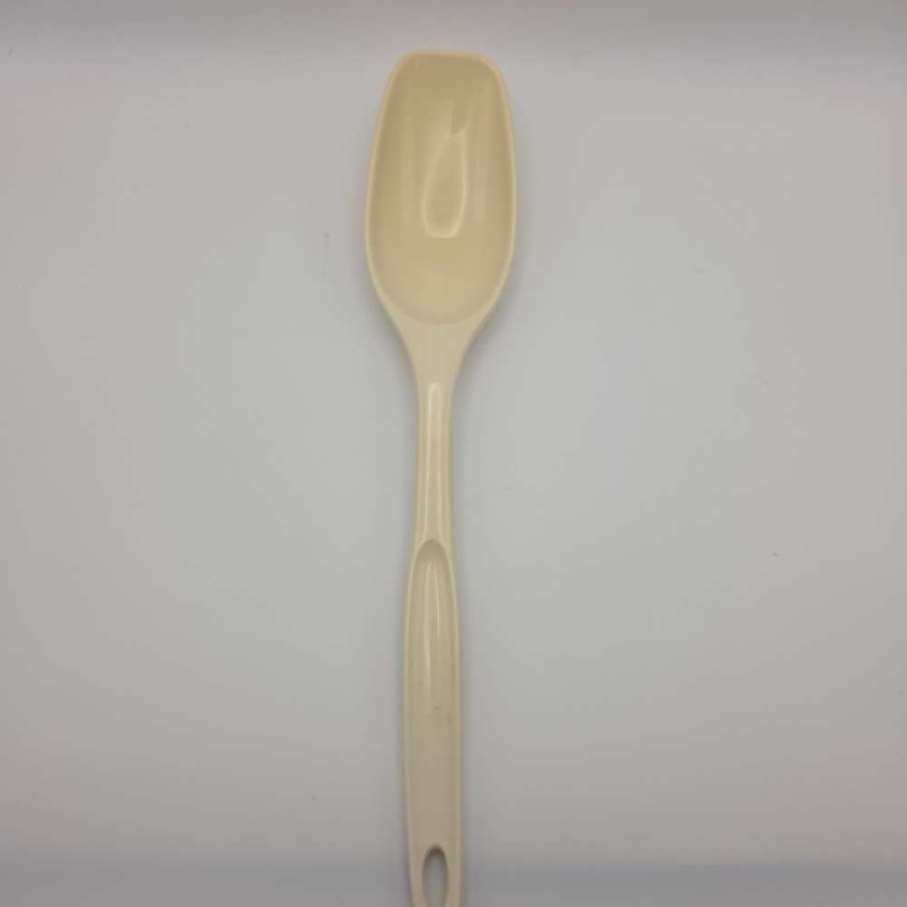 Vintage Foley Nylon Mixing Spoon Cream‎ Almond Squared Head Heat Resistant USA